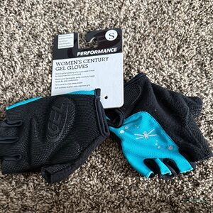 Nancy Rose Performance Black and Blue Women's Century Gel Gloves